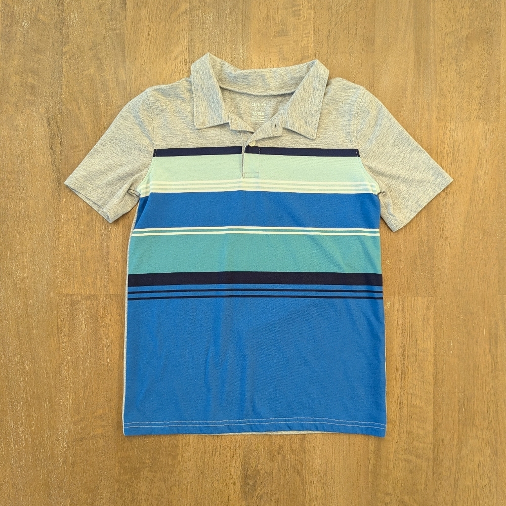 Carter's Short Sleeve Polo Boy Size 12